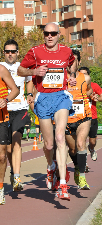 5000 en pista 2011 con antiguos compis de batallasa
