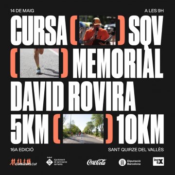16a edició de la Cursa de Sant Quirze - Memorial David Rovira